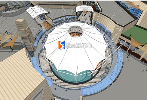 商業(yè)街膜結構的安裝需要注意哪些細節(jié)