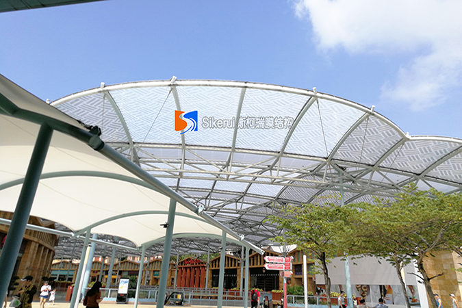 塔吉克斯坦游樂園膜結(jié)構(gòu)項目