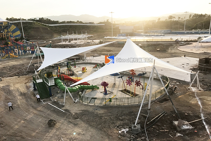 江西贛州水上樂園張拉膜項目