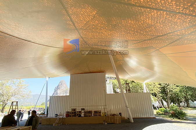 英德熱氣球營(yíng)地景觀張拉膜