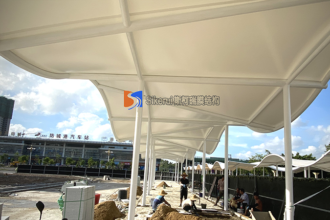 高鐵站連廊膜結(jié)構(gòu)項(xiàng)目